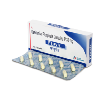 A box and strip of Tamiflu 30mg Generic Capsule