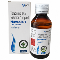 A box and a bottle of Tofacitinib (1mg/ml) Oral Solution