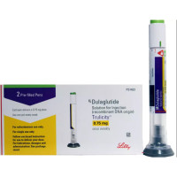 A pack and a Trulicity (0.75mg/0.5ml) prefilled pen