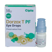 A pack and a bottle of Cosopt PF 2/0.5 Percent Generic Eye Drops