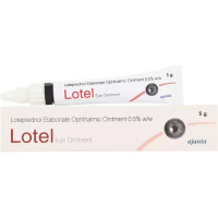 A box and a tube of Loteprednol etabonate (0.5%) Eye Ointment