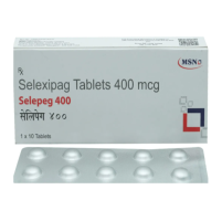 A box and a strip of generic Uptravi 400mcg Tablets