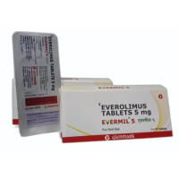 A pack and a box of Generic Afinitor (5mg) Tablet