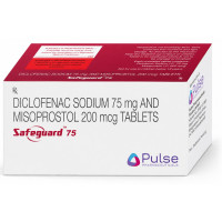 A box of Arthrotec 75mg/200mcg Generic Tablet
