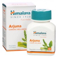 A box and a bottle of Himalaya Pure Herbs Arjuna Cardiac Wellness Tablet