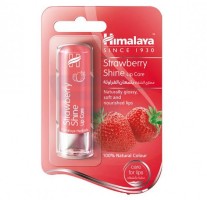 A pack of Himalaya Strawberry Shine Lip Care 4.5 gm Balm