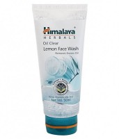 A tube of Himalaya Oil Clear Lemon Face Wash 50 ml