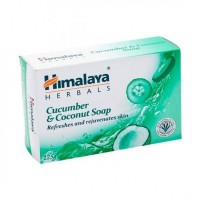 A bar of Himalaya Cucumber & Coconut Soap