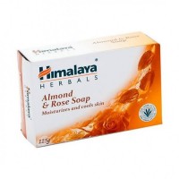 A bar of Himalaya Almond & Rose Soap