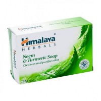 A bar of Himalaya Neem & Turmeric Soap