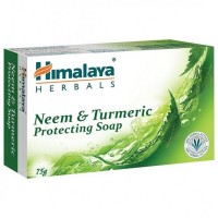 A bar of Himalaya Neem & Turmeric Soap 75 gm