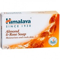 A bar of Himalaya Almond & Rose Soap