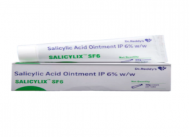 A box and a tube of generic Salicylic Acid 6 % Ointment