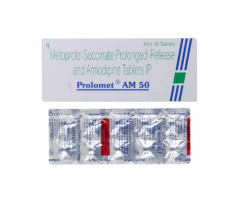 Amlodipine 5mg + Metoprolol Succinate 50mg Tablets