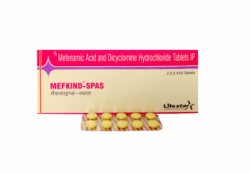 Dicyclomine 10mg + Mefenamic Acid 250mg Tablets