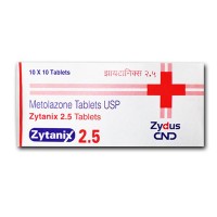 Box of Zaroxolyn  2.5 mg Generic tablets -  Metolazone