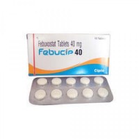 Box and a blister of Uloric 40 mg Generic tablets - Febuxostat