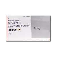 A box of Imdur 30 mg Tablet PR - Isosorbide Mononitrate 