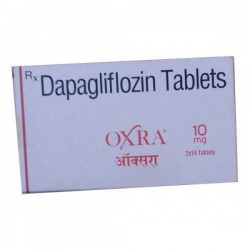 A box of Farxiga 10mg Generic tablets - Dapagliflozin