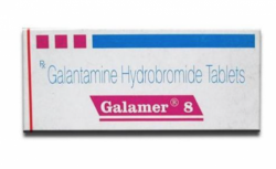 A box of Galantamine 8mg Tablets