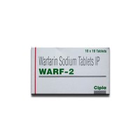 A box of generic Warfarin 2mg Tablet