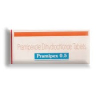 A box of generic Pramipexole 0.5mg Tablet