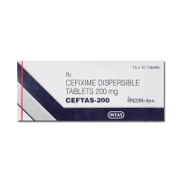 A box of generic Cefixime 200mg Tablet