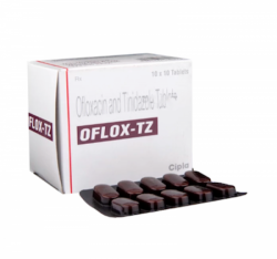 Ofloxacin 200mg + Tinidazole 600mg Generic Tablet