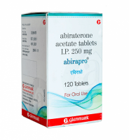 A box of Abiraterone Acetate 250mg Generic Tablets