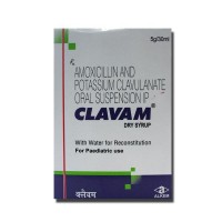 Clavam Dry Syrup 125 mg / 31.25 mg 30 ml ( Generic Equivalent )