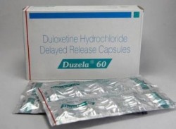 Box and blister strip of generic Duloxetine Hcl 60mg capsule