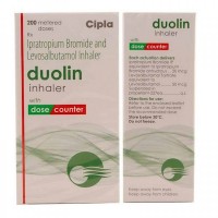 Box and generic Albuterol Sulfate and Ipratropium Bromide 20mcg/50mcg Inhaler