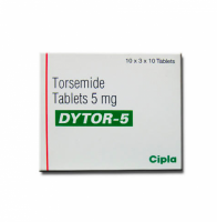 A box of Torsemide 5mg Generic Tablets