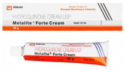 A box and a tube of generic hydroquinone 4% Cream