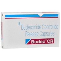 A box and a blister of generic Budesonide 3 mg Tablets