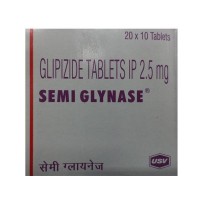 Box of generic Glipizide 2.5mg tablet