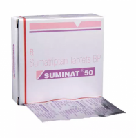 Box and blister strips of generic Sumatriptan Succinate 50mg tablet