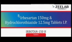 Box of Avalide 150/12.50mg Generic tablets - Irbesartan / Hydrochlorothiazide
