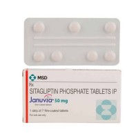 Blister strips and box of generic Sitagliptin 50 mg Tablets