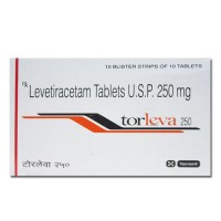 Box of generic Levetiracetam 250mg tablet