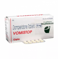 Box and blister strips of generic Domperidone 10mg Tablet