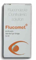 A box of generic Fluconazole 0.3% Eye Drop