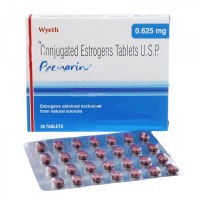 Box and blister strip of generic Conjugated Estrogens 0.625mg tablet