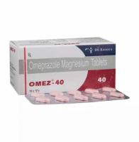 Box of generic Omeprazole 40mg capsule