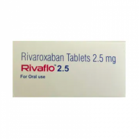 A box of Rivaroxaban 2.5mg Generic Tablets