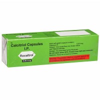 A box of Calcitriol 0.25mcg Capsule