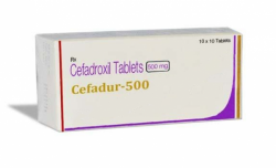A box of generic Cefadroxil 500mg Tablet