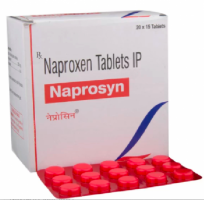 A box and a strip of Branded Naproxen 250mg Tablet