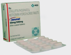 Janumet 50 mg/500 mg Tablets (International Brand Version)