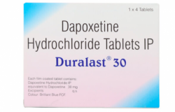 Image of Dapoxetine 30 mg tablets